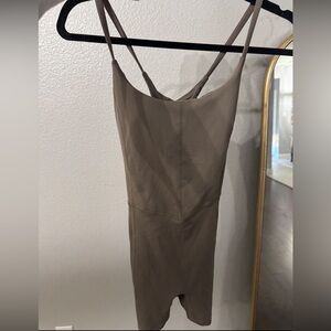 Target Tan Sleeveless Jumpsuit